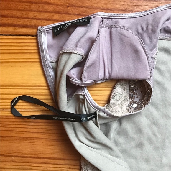 Little Mistress London Peach Beaded Dress, NWOT, S - Picture 13 of 15